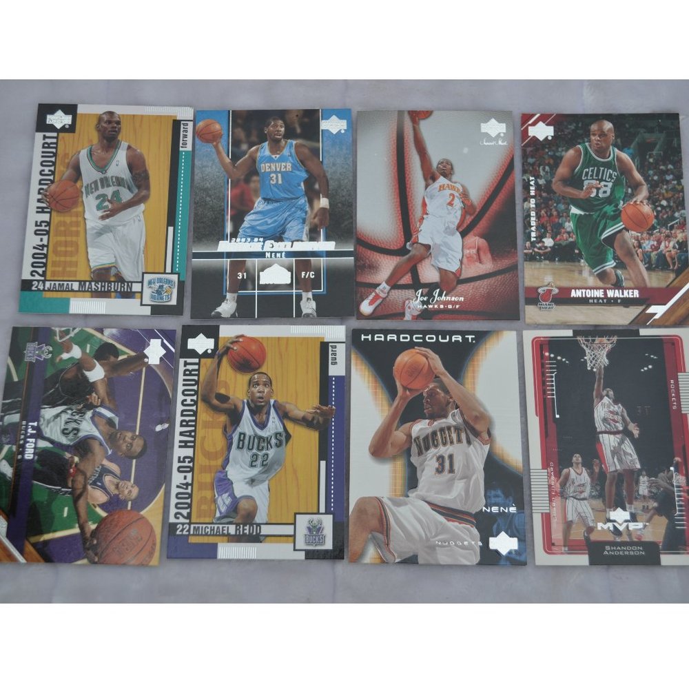NBA UPPER D.E.C.K. Basketball cards Lot of Eight Cards collectible cards